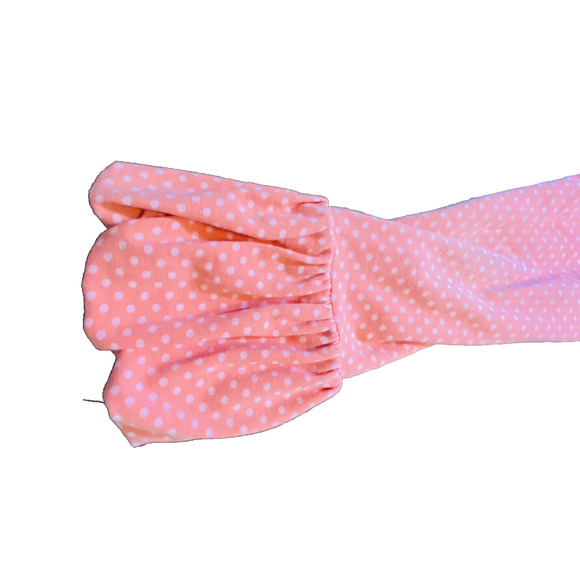 Shrimp and Grits Kids Pink Polka Dot Girls Long Sleeve Shirt L (7-8) - Picture 10 of 12